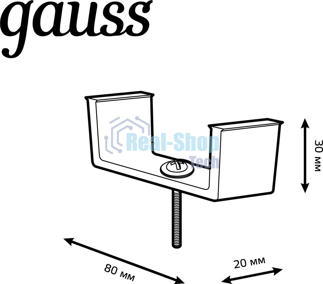 Крепление Gauss TR147 черный
