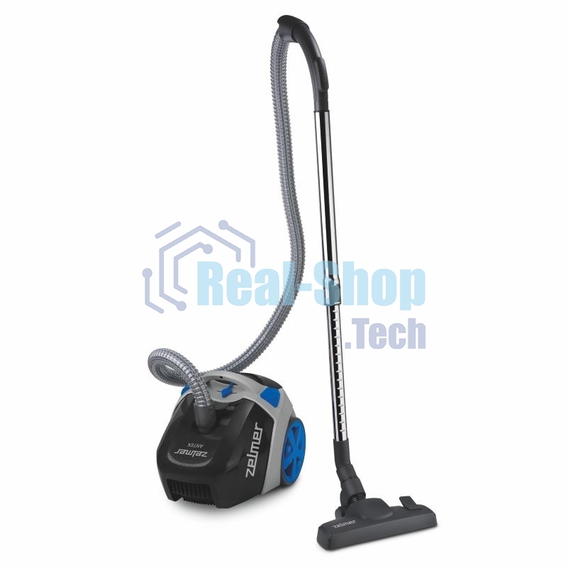 Пылесос Zelmer 81105001T черный/синий, 900 Вт, уборка сухая, пылесборник контейнер 3.5 л