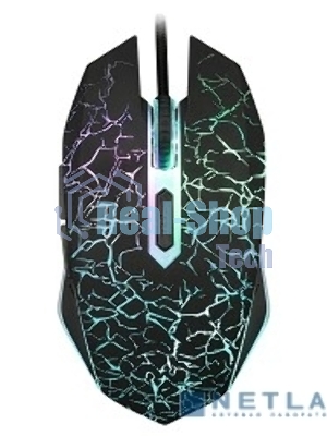 Мышь проводная Oklick 905G INVASION черный, 3200 dpi, USB, кнопки - 6