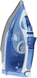 Утюг Delta LUX DL-712 белый с синим, 2400 Вт, 30 г/мин, 150 г/мин, 350 мл