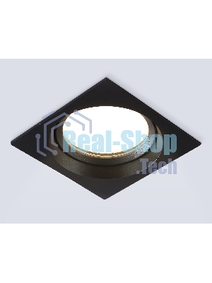 Светильник Ambrella light TN6657 BK черный IP44 GX53 110*110*48