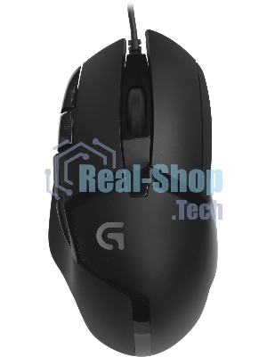 Мышь проводная Logitech G402 Hyperion Fury черный, 4000 dpi, USB, кнопки - 8