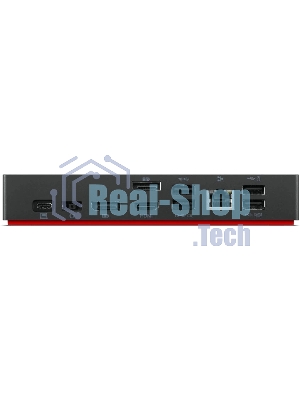 USB-концентратор Lenovo ThinkPad 40AY0090EU, USB Type-C, USB/USB Type-C/RJ-45/HDMI/DisplayPort/mini-jack 3.5мм, USB