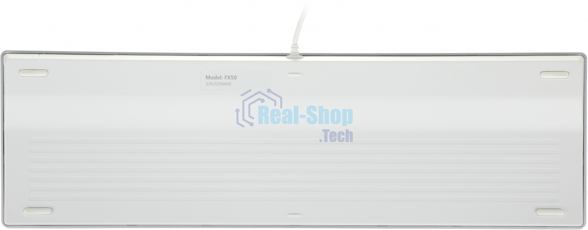 Клавиатура проводная A4Tech Fstyler FX50, USB, белый