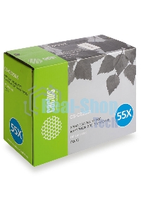 Картридж лазерный Cactus CS-CE255X/XS черный (12500 стр.) для HP LaserJet P3015
