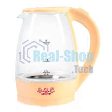 Чайник электрический Мастерица ЕК-1801G, ваниль, 1,8л, стекло, 1850 Вт Чайник электрический Мастерица ЕК-1801G, ваниль, 1,8л, стекло, 1850 Вт