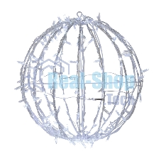 Шар светодиодный Neon-night 230V, диаметр 30 см, 120 светодиодов, эффект мерцания, цвет белый