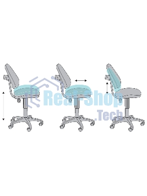 Кресло Бюрократ KD-4/PENCIL-GN зеленый, ткань, 120 кг