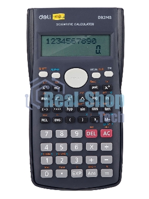 Калькулятор научный Deli ED82MS темно-синий 10+2-разр.