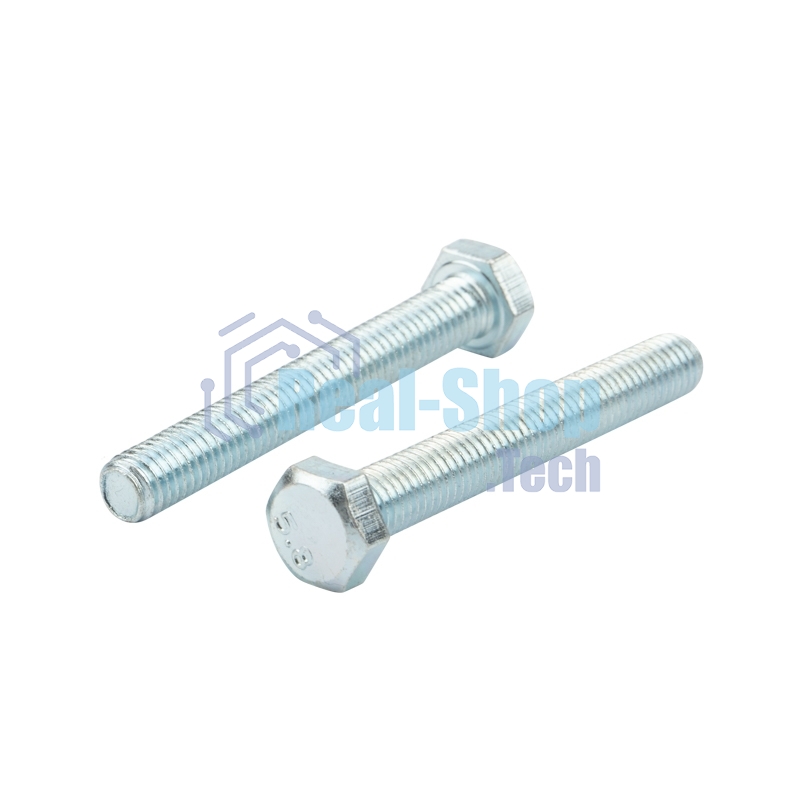 Болт шестигранный Kranz DIN 933, 8х60, короб (20 шт./уп.)