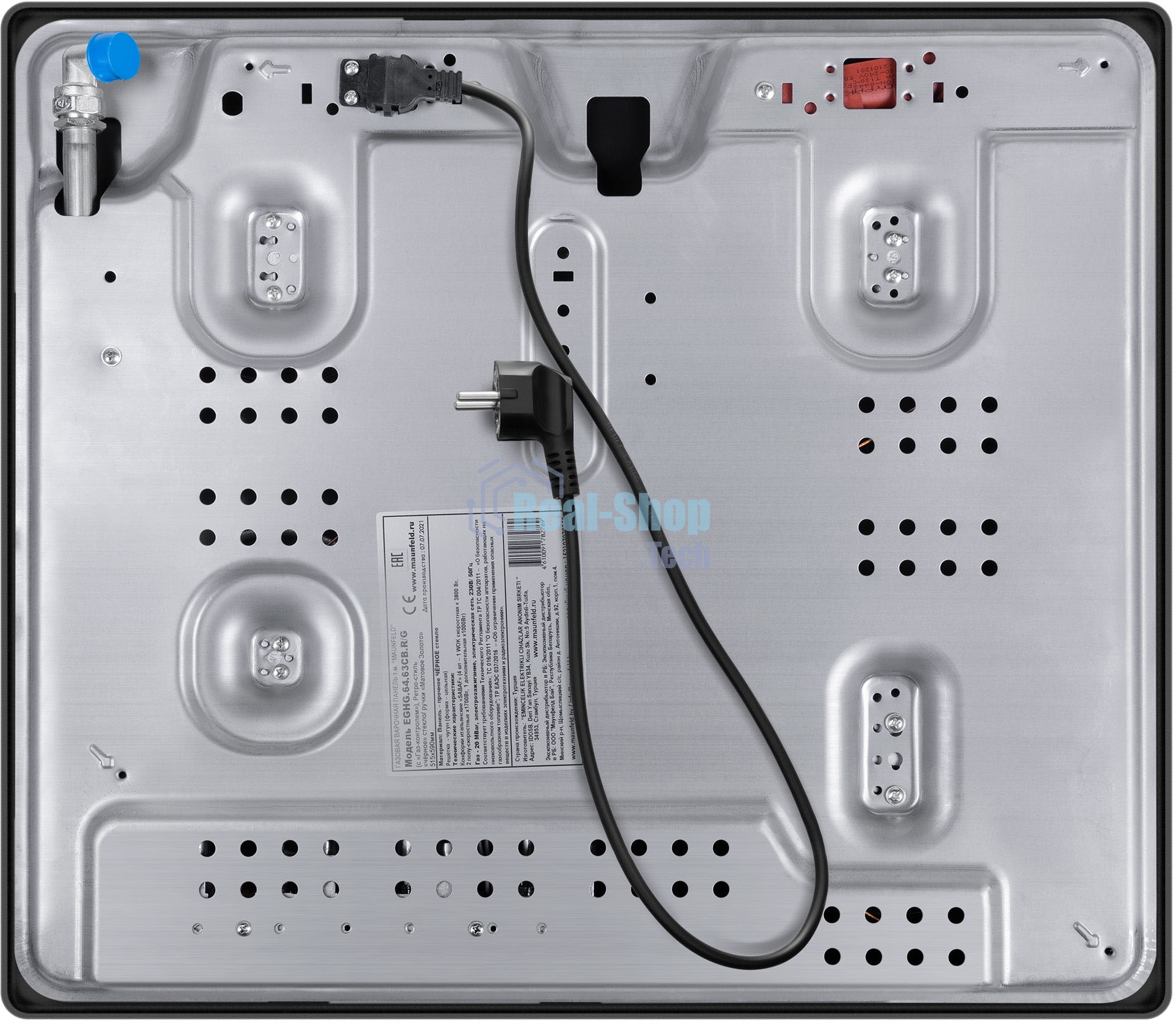 Газовая варочная панель Maunfeld EGHE.64.63CB.R/G
