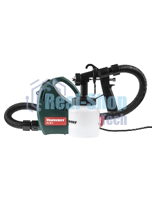 Краскопульт электрический Hammer Flex PRZ500B 500Вт 800мл бак, вязкость до 60 DIN