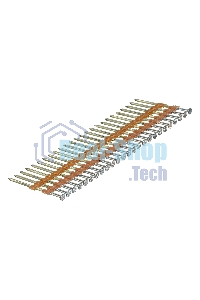 Гвозди Denzel для пнев. нейлера (оцинк.), длина - 65 мм, диам. - 2,9 мм, 2000 шт.