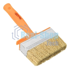 Кисть-ракля Sparta 30х100 мм, натуральная щетина, пластмассовый корпус, пластмассовая ручка