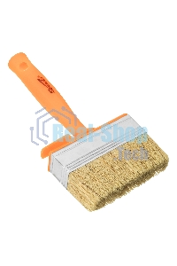 Кисть-ракля Sparta 30х100 мм, натуральная щетина, пластмассовый корпус, пластмассовая ручка