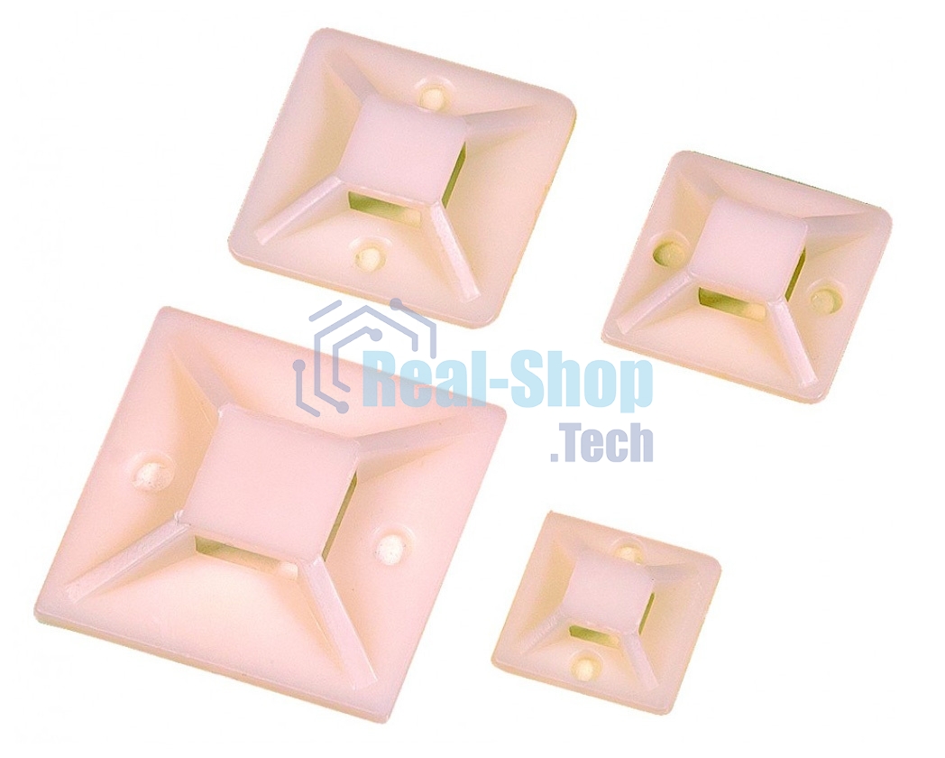 База монтажная самоклеющаяся Lanmaster TWT-CV-ATM30 (уп. 100 шт) белый