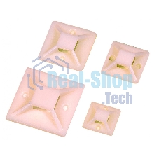 База монтажная самоклеющаяся Lanmaster TWT-CV-ATM30 (уп. 100 шт) белый