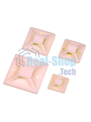 База монтажная самоклеющаяся Lanmaster TWT-CV-ATM30 (уп. 100 шт) белый