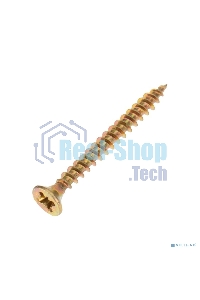 Саморез универсальный Kranz 3.5х35, желтый цинк, пакет (50 шт./уп.)