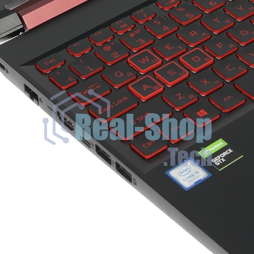 Клавиатура для ноутбука Acer Nitro 5 AN515-54 черная с красной подсветкой (красная подложка)
