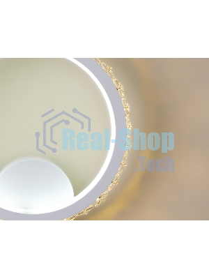 Настенный светодиодный светильник с выключателем Ambrella light FA211 WH белый LED 3000K+6400K 15W 230*250*45
