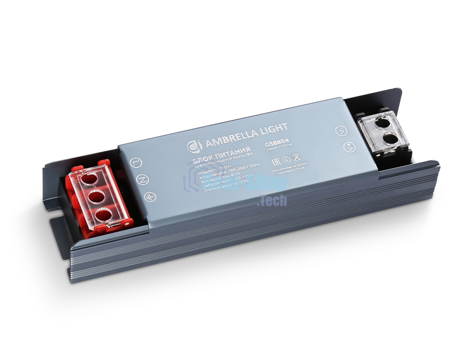 Блок питания 12V 100W 8.3A IP20 185-260V 130*35*22