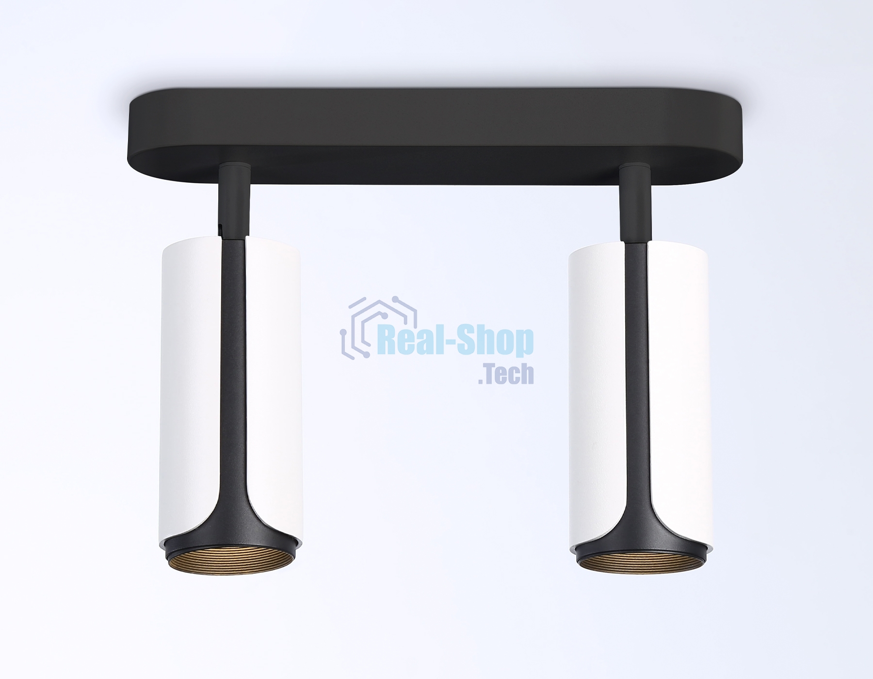 Светильник Ambrella light TN51596/2 WH/BK белый/черный GU10/2 260*60*195