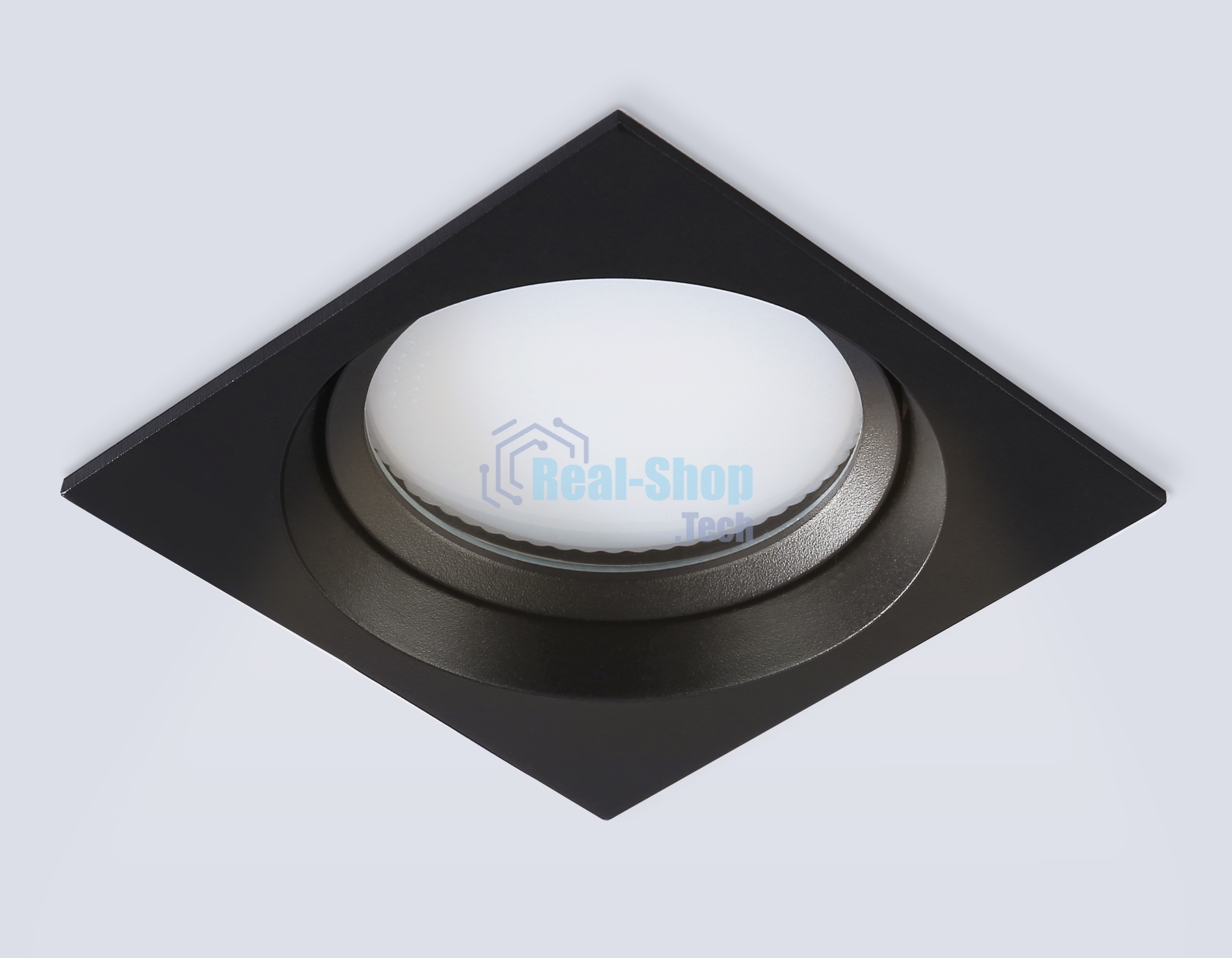 Светильник Ambrella light TN6657 BK черный IP44 GX53 110*110*48