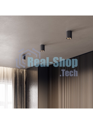 25111/LED 7W 3000K / Светильник потолочный светодиодный / черный