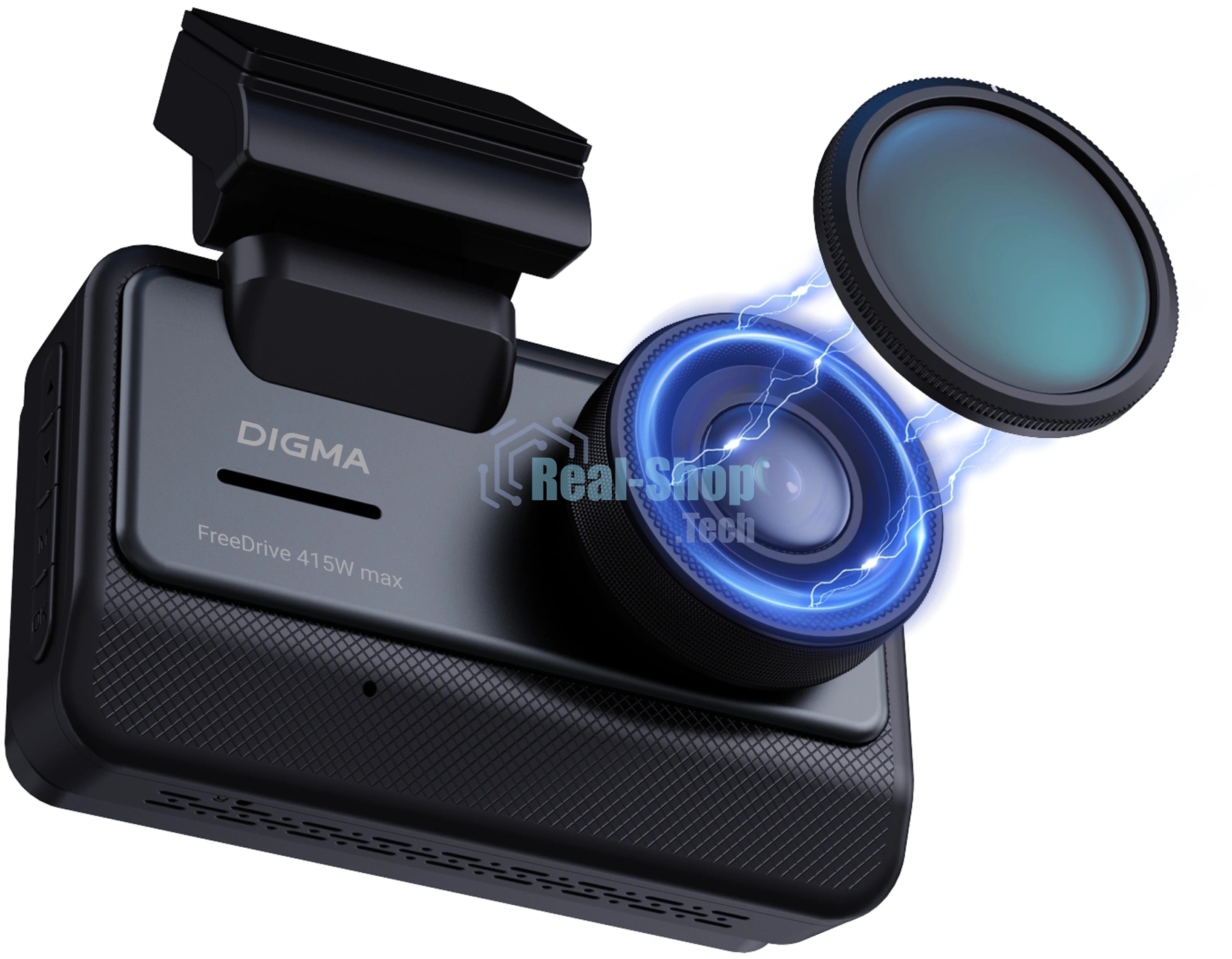 Видеорегистратор Digma FreeDrive 415W max черный 8Mpix 2160x3840 170гр. Allwinner
