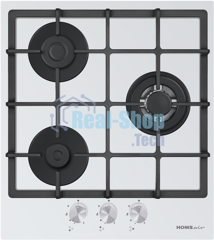 Газовая варочная панель HOMSair HGG433TGCWH