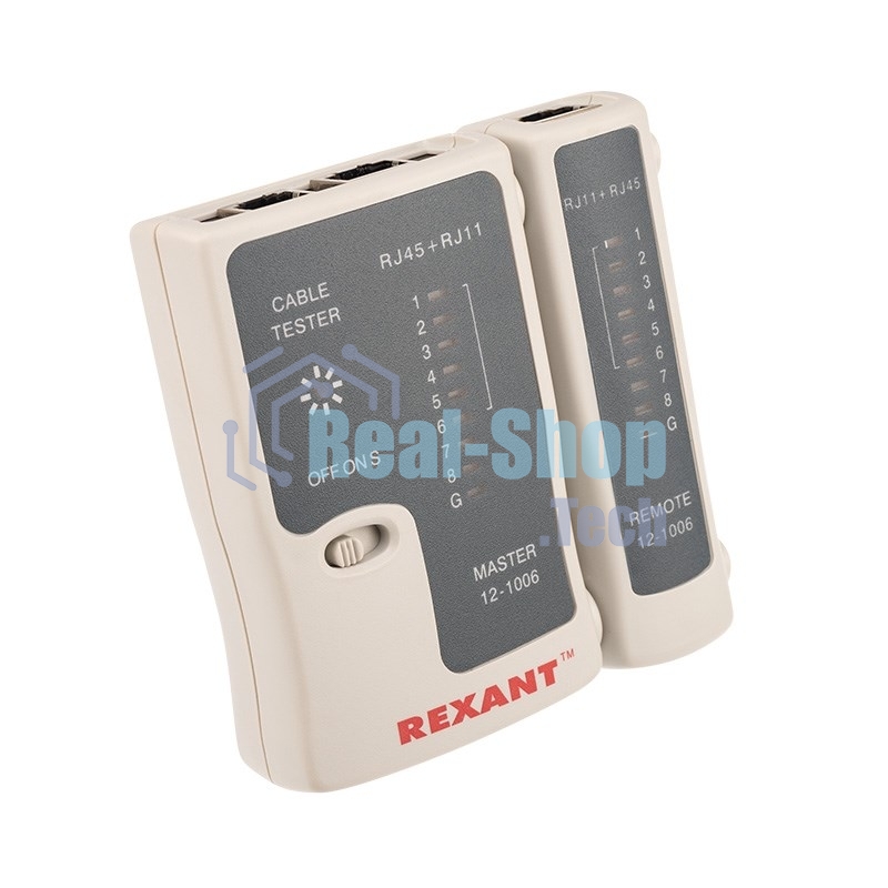 Тестер кабеля Rexant RJ-45+RJ-11 468