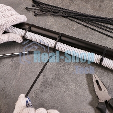 Хомут-стяжка кабельная нейлоновая Rexant 350 x4,8 мм, черная, упаковка 100 шт.