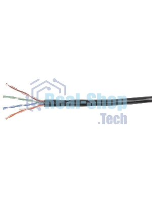 Витая пара U/UTP кат.5E 4x2x24AWG LSZH черный (305м) ITK LC3-C5E04-129