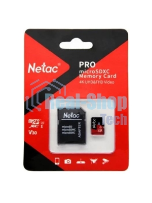 Флеш Карта MicroSD card Netac P500 Extreme Pro 256Gb, retail version w/SD adapter