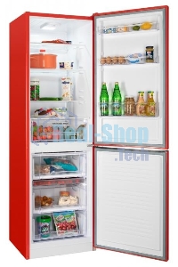 Холодильник Nordfrost NRB 152 R красный двухкамерный 205/115 л морозилка снизу, капельная система