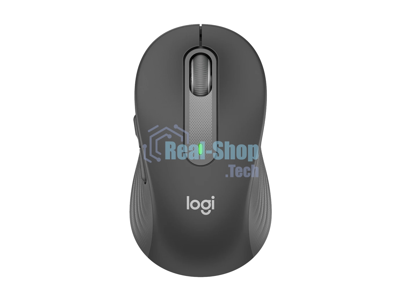 Мышь беспроводная Logitech Signature M650 L черный, 4000 dpi, радиоканал, Bluetooth, USB, кнопки - 5