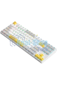 Клавиатура проводная A4Tech Bloody S87 Energy (S87 USB ENERGY WHITE) USB белый/желтый