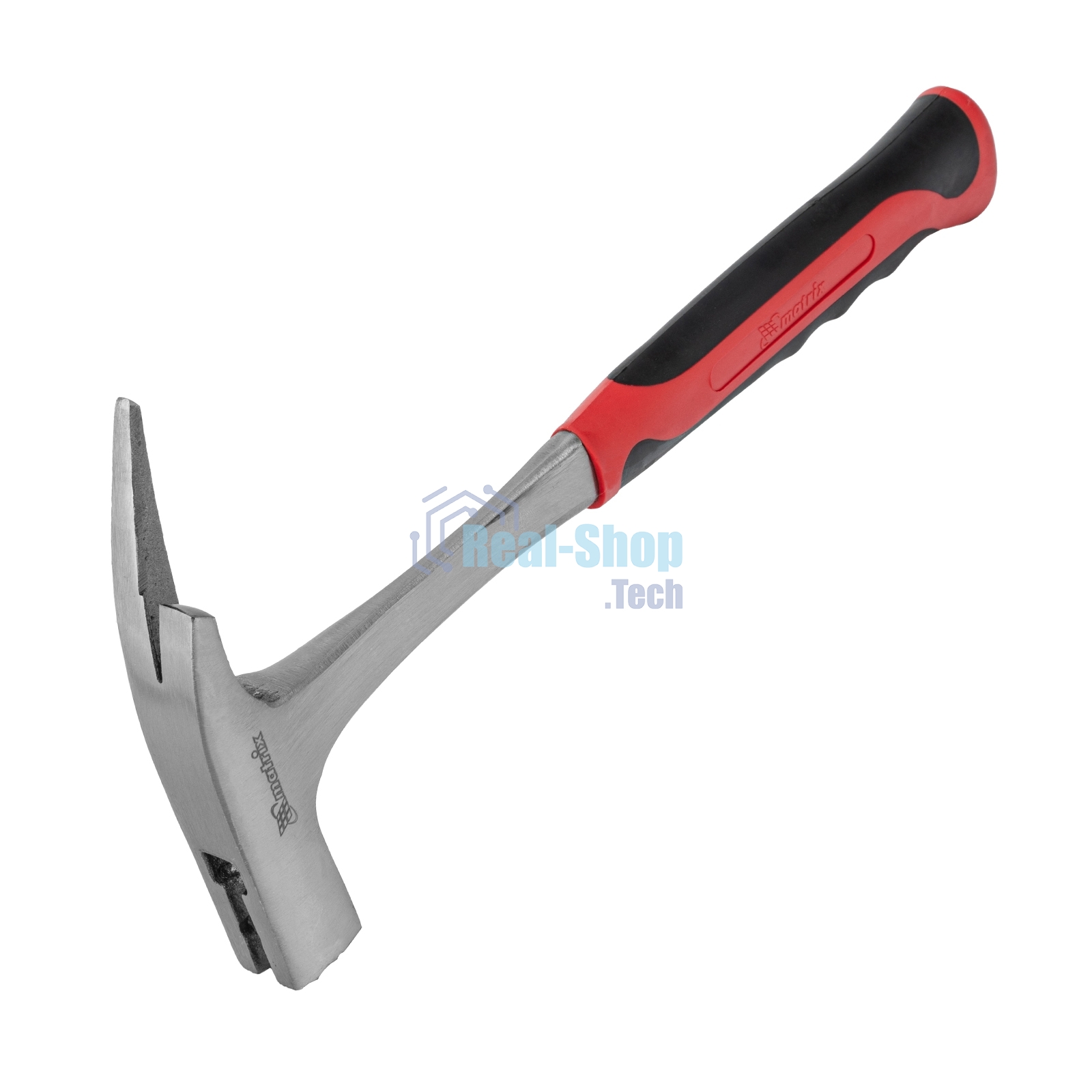 Молоток Matrix кровельщика 600г цельнометаллический двухкомпонентная рукоятка