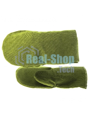 Рукавицы специальные двунитка Сибртех, водоотталкивающие, 1 размер