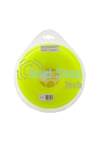 Леска для триммера Denzel квадрат 2 мм х 57 м, блистер FLEX CORD