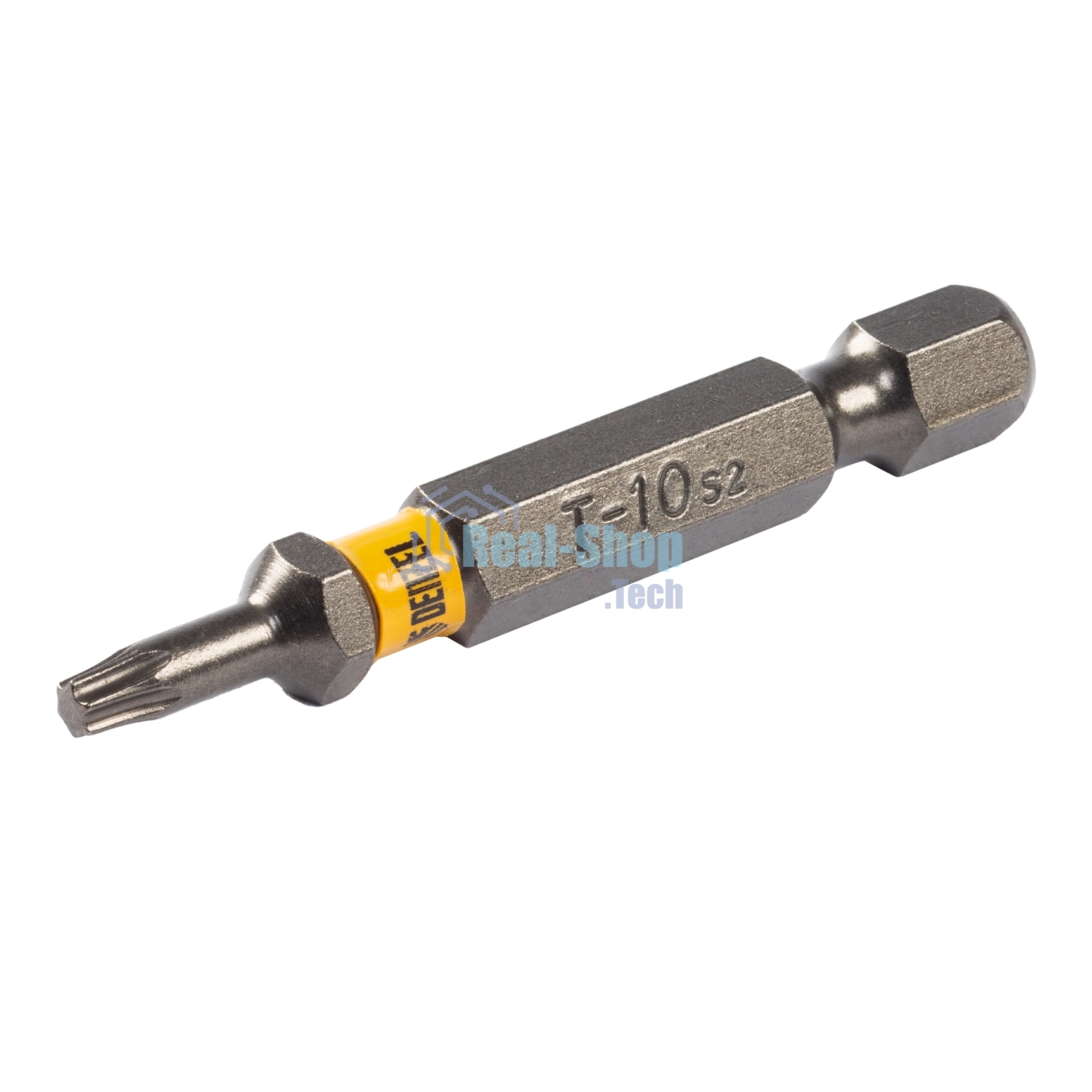Набор бит Denzel TORX 10х50, сталь S2, шестигранный профиль, 10 шт.