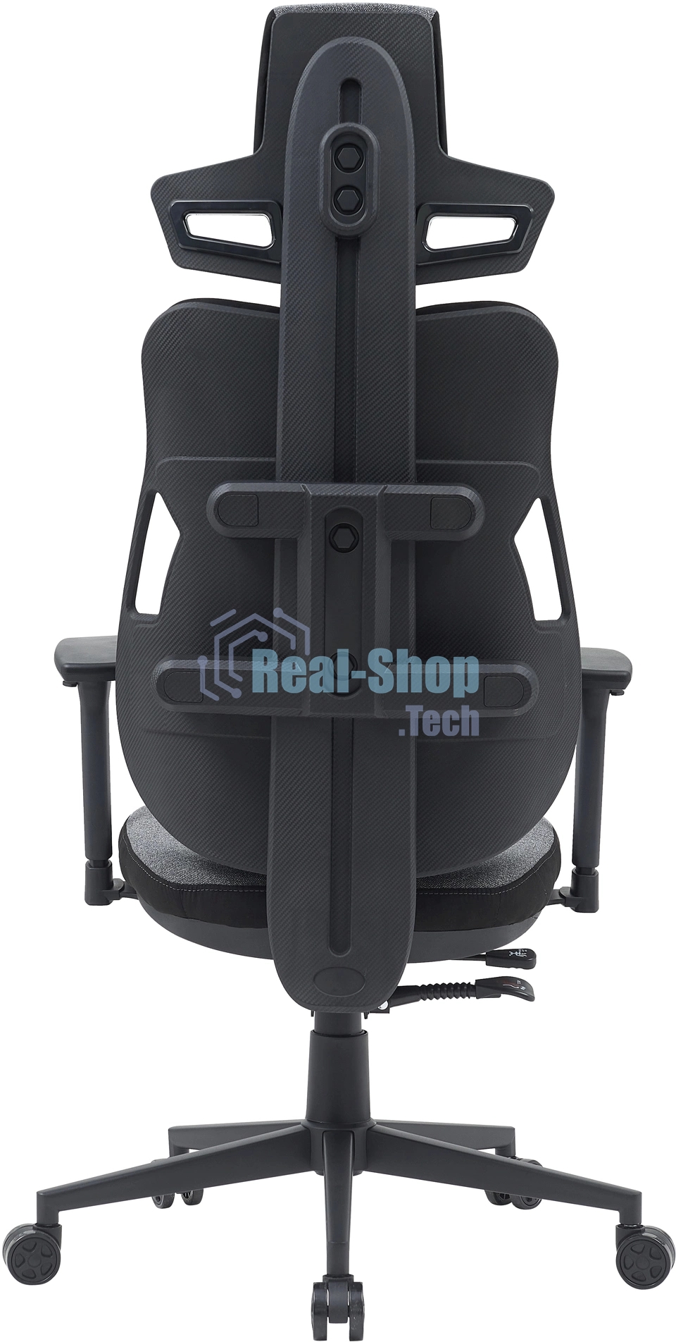 Кресло компьютерное Cactus CS-CHR-DUO-GYBK серый/черный