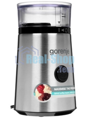 Кофемолка Gorenje SMK150E 150Вт сист.помол.:одинарный нож вместим.:60гр серебристый