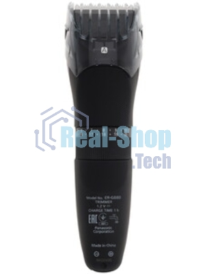 Машинка для стрижки Panasonic ER-GB80-S520 серебристый (насадок в компл:3шт)