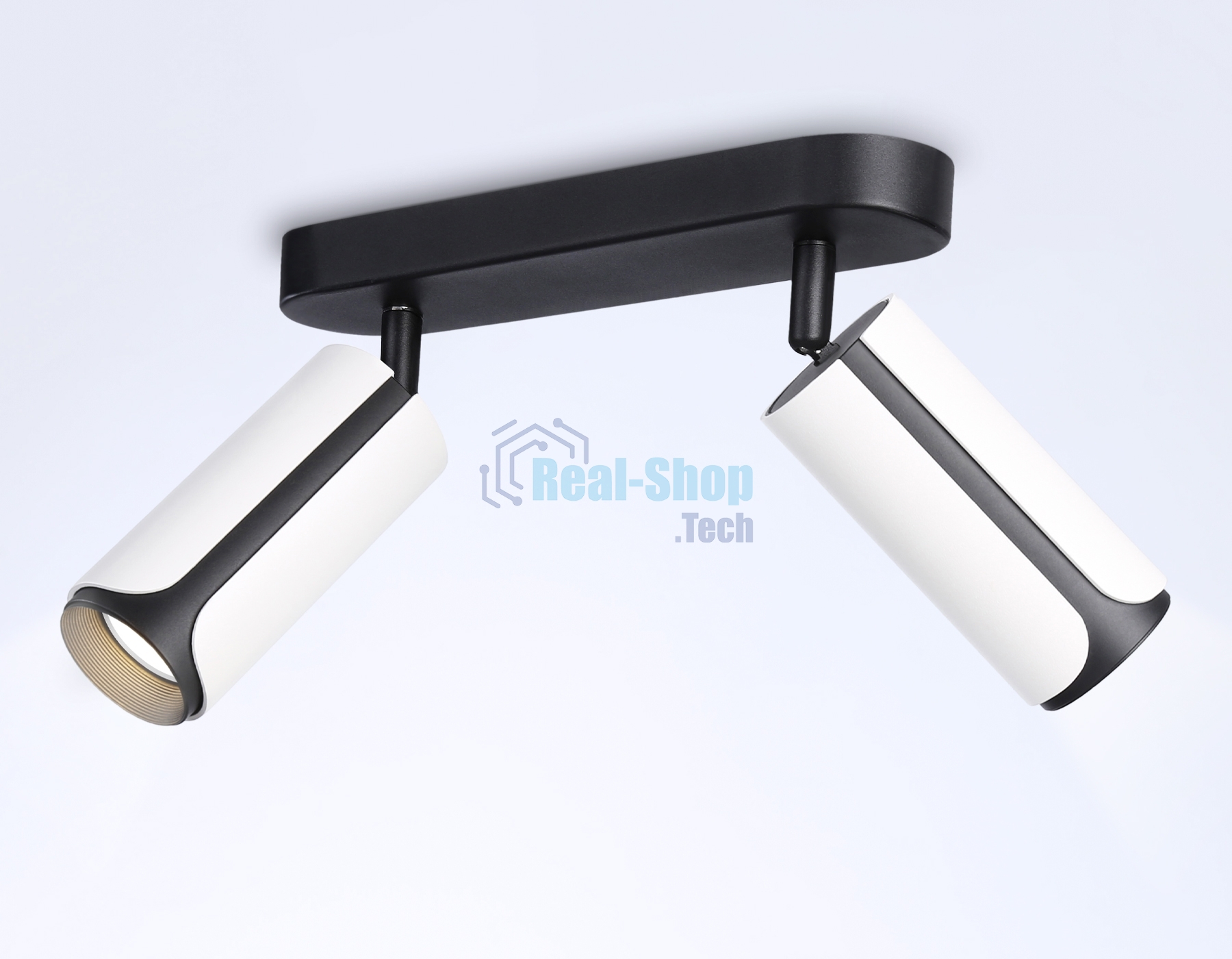 Светильник Ambrella light TN51596/2 WH/BK белый/черный GU10/2 260*60*195