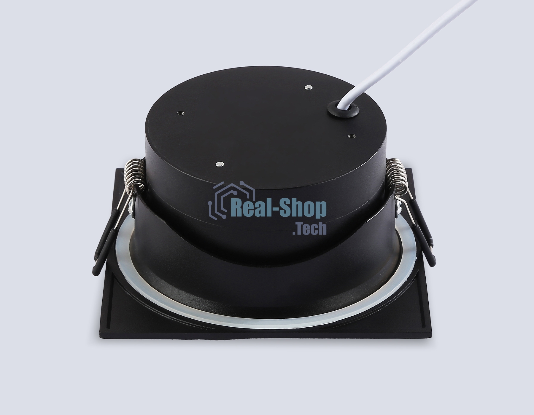 Светильник Ambrella light TN6657 BK черный IP44 GX53 110*110*48
