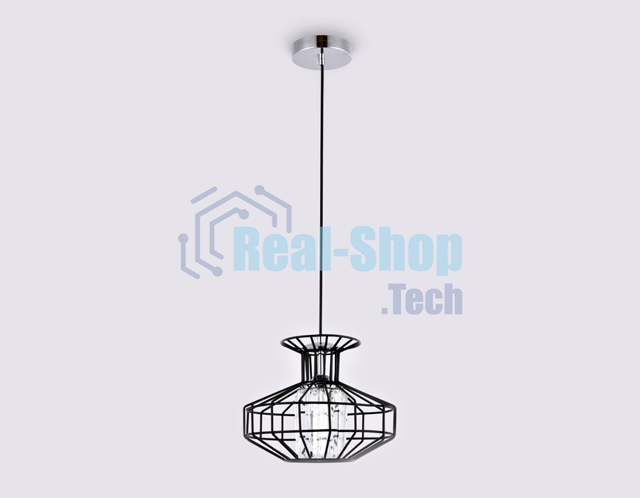 Светильник Ambrella light TR5850 BK/CL черный/прозрачный E27 max 40W D240*1200