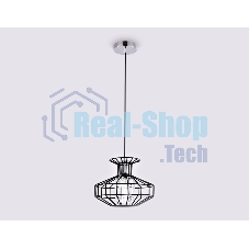 Светильник Ambrella light TR5850 BK/CL черный/прозрачный E27 max 40W D240*1200