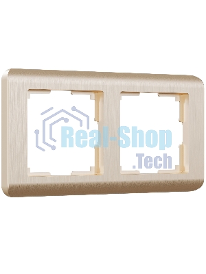 Рамка на 2 поста (шампань) W0022111